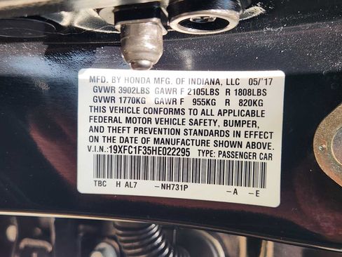 Used 2017 Honda Civic EX-T image 33
