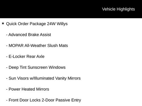 New 2025 Jeep Gladiator Willys image 7