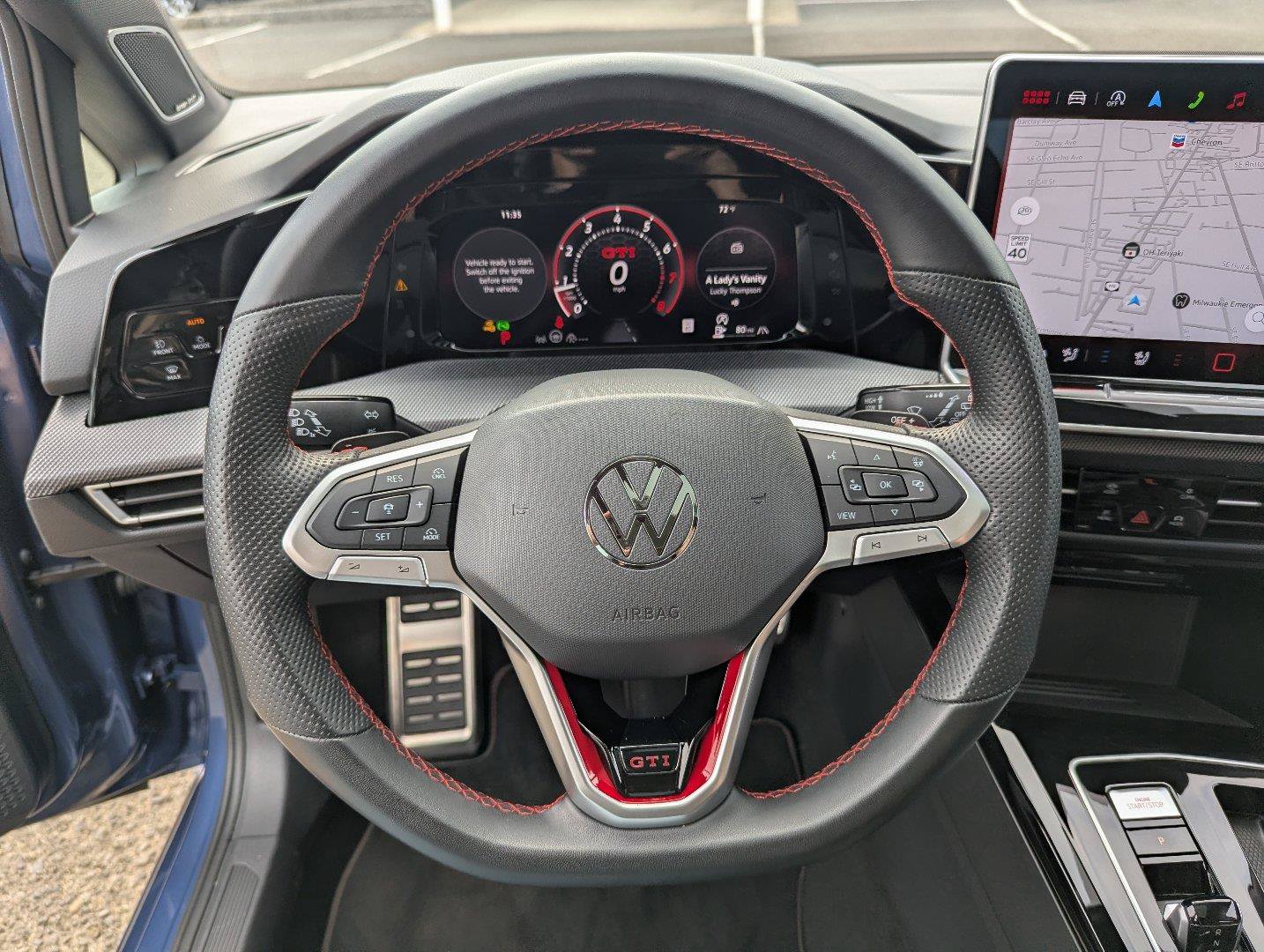 Certified 2025 Volkswagen GTI SE w/ SE Leather Seating Package FWD image 14