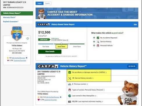 Used 2017 Subaru Legacy 2.5i Limited image 13