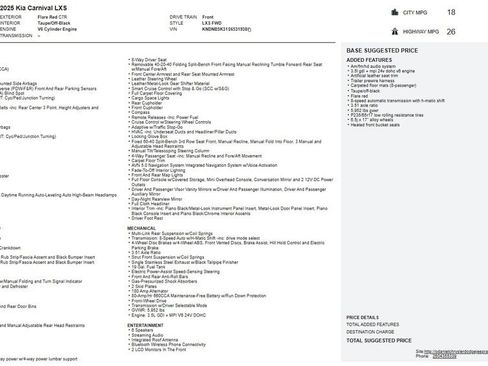 Used 2025 Kia Carnival image 2