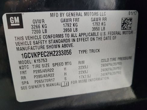 Used 2017 Chevrolet Silverado 1500 Custom w/ LPO, Black Pack image 33