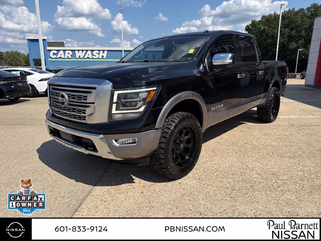 Used 2021 Nissan Titan Platinum Reserve w/ Moonroof Package AWD/4WD image 2