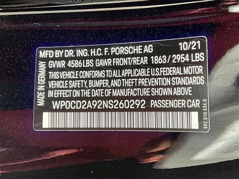 Certified 2022 Porsche 911 Turbo S image 35