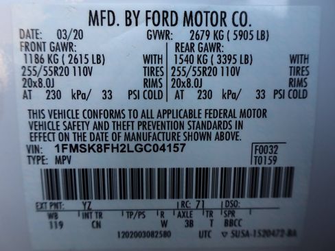 Used 2020 Ford Explorer Limited AWD/4WD image 48