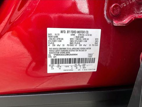 Used 2021 Ford Explorer ST w/ Equipment Group 401A AWD/4WD image 34