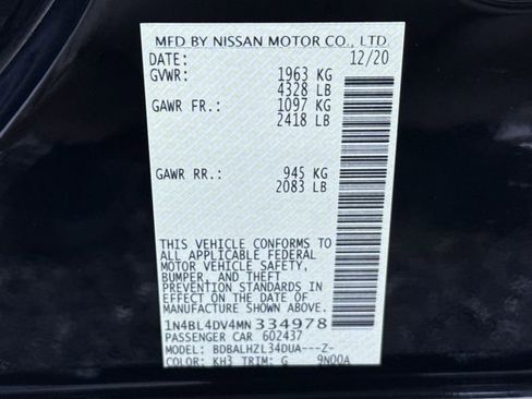 Used 2021 Nissan Altima 2.5 SV image 24