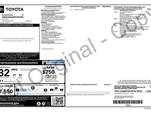 Used 2026 Toyota Corolla Cross LE image 50