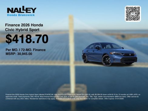 New 2026 Honda Civic Sport image 7