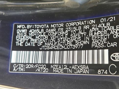 Used 2021 Toyota Corolla SE FWD image 28