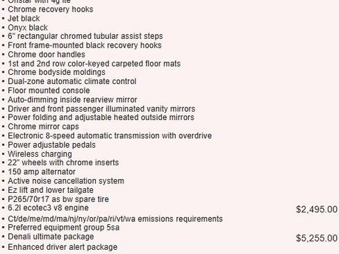 Used 2016 GMC Sierra 1500 Denali w/ Denali Ultimate Package image 8