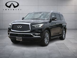 Used 2022 INFINITI QX80 Luxe w/ Cargo Package AWD/4WD video 1