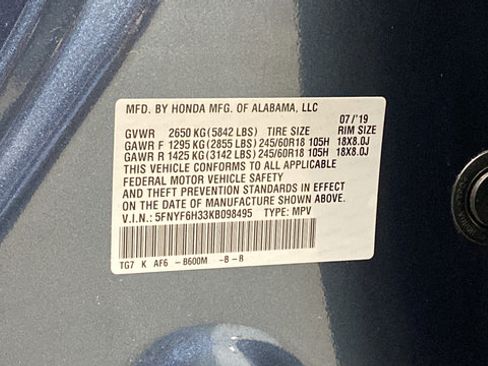 Used 2019 Honda Pilot EX image 30