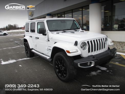 Used 2021 Jeep Wrangler Unlimited Sahara w/ Cold Weather Group image 1