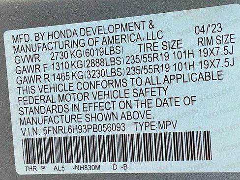 Used 2023 Honda Odyssey Elite image 44