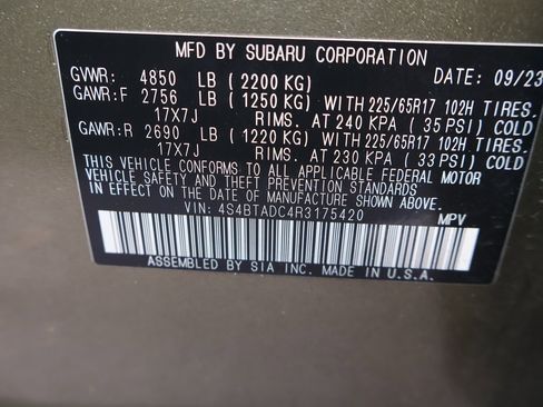 Used 2024 Subaru Outback Premium image 41