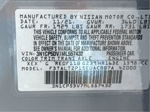 Used 2021 Nissan Kicks SR w/ SR Premium Package FWD image 24