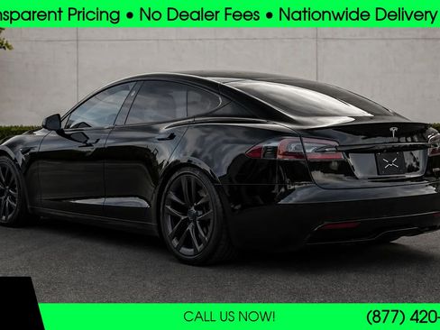 Used 2021 Tesla Model S Plaid AWD/4WD image 2
