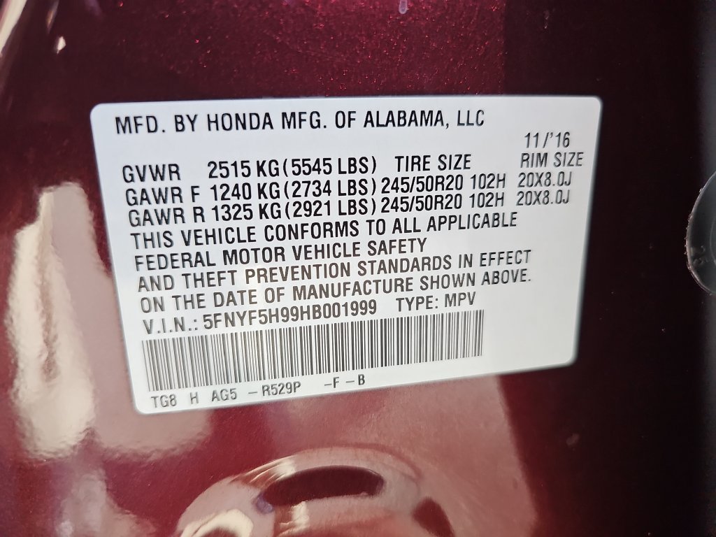 Used 2017 Honda Pilot Touring image 27