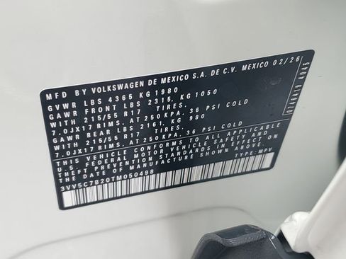 New 2026 Volkswagen Taos S image 25