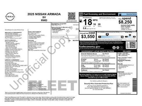 Certified 2025 Nissan Armada SV RWD image 14