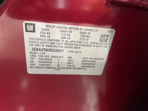 Used 2012 Chevrolet Equinox LTZ image 37