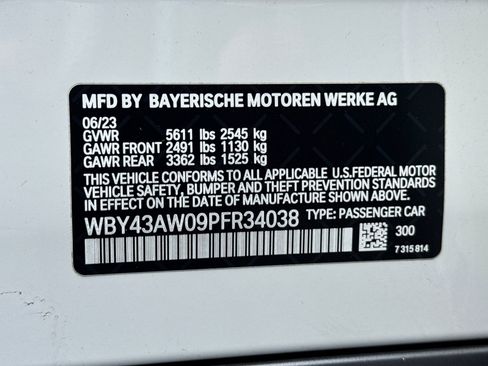 Certified 2023 BMW i4 eDrive35 w/ Premium Package RWD image 28