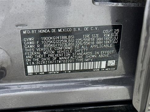 Certified 2026 Honda HR-V EX-L image 27
