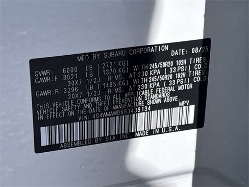 New 2025 Subaru Ascent Bronze Edition image 33