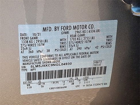 Used 2022 Lincoln Aviator Black Label image 28