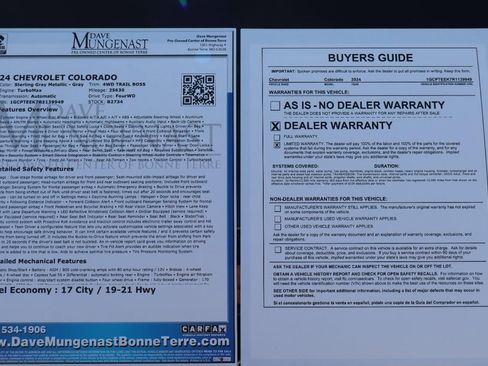 Used 2024 Chevrolet Colorado Trail Boss w/ Advanced Trailering Package image 32