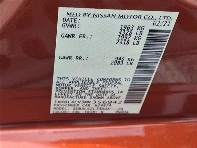 Used 2021 Nissan Altima 2.5 SR FWD image 22