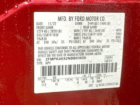 Used 2022 Ford Edge Titanium AWD/4WD image 31