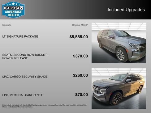 Used 2021 Chevrolet Tahoe LT w/ LT Signature Package image 3