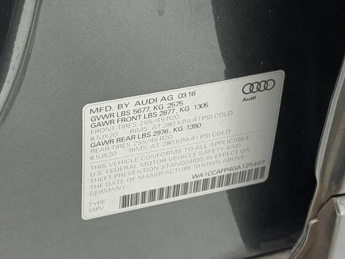 Used 2016 Audi SQ5 Premium Plus w/ Technology Package AWD/4WD image 21