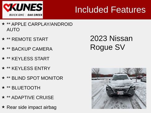 Used 2023 Nissan Rogue SV image 2