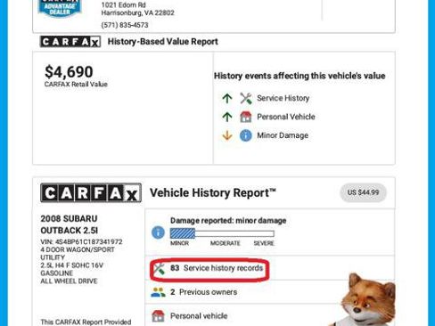 Used 2008 Subaru Outback 2.5i image 17