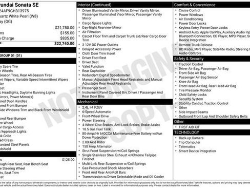 Used 2016 Hyundai Sonata SE image 5