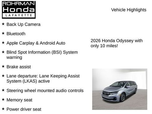 New 2026 Honda Odyssey EX-L image 7