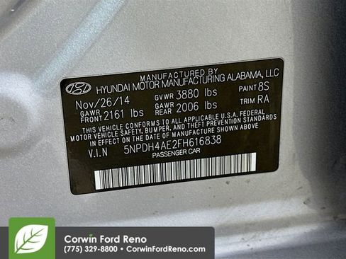 Used 2015 Hyundai Elantra SE w/ Option Group 02 image 29