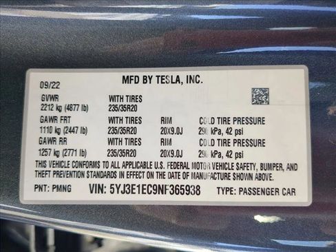 Used 2022 Tesla Model 3 Performance image 17