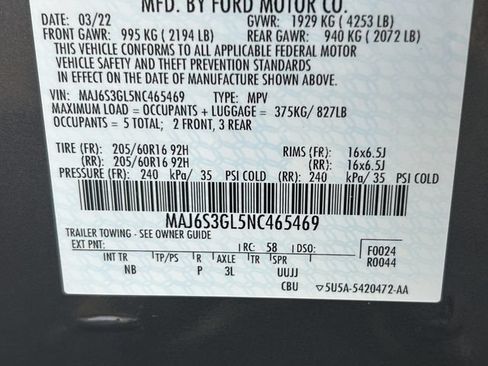 Used 2022 Ford EcoSport SE AWD/4WD image 32
