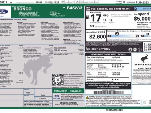 Used 2023 Ford Bronco Badlands image 7