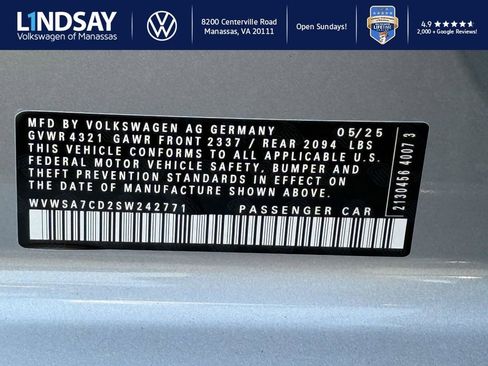 New 2025 Volkswagen GTI SE image 21