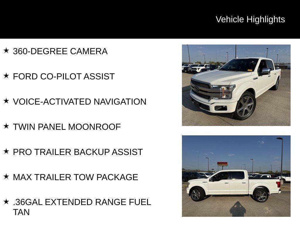 Used 2020 Ford F150 Platinum w/ Equipment Group 701A Luxury RWD image 6