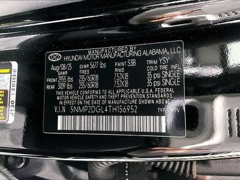 Certified 2026 Hyundai Santa Fe SEL AWD/4WD image 35