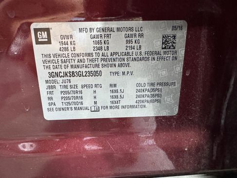 Used 2016 Chevrolet Trax LS w/ LPO, Protection Package FWD image 30