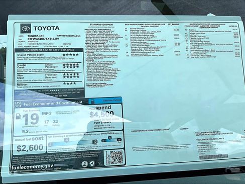 New 2026 Toyota Tundra Limited AWD/4WD image 20