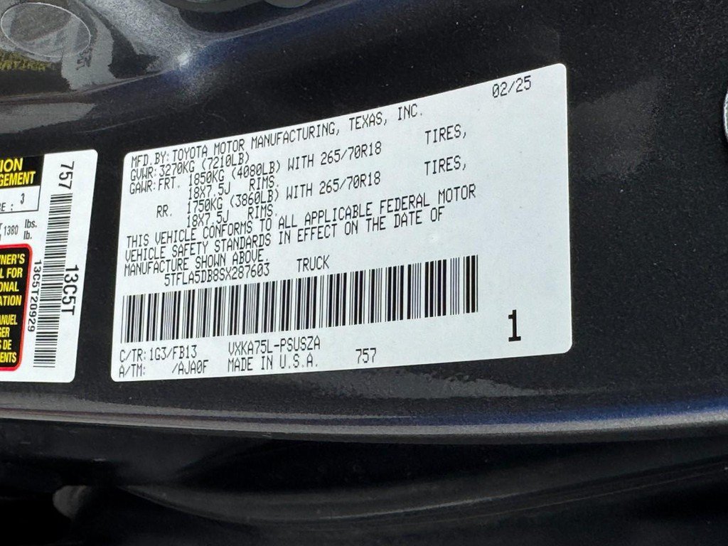 Used 2025 Toyota Tundra SR5 AWD/4WD image 23