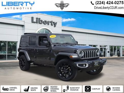 Certified 2025 Jeep Wrangler Unlimited Sahara w/ Safety Group AWD/4WD image 1